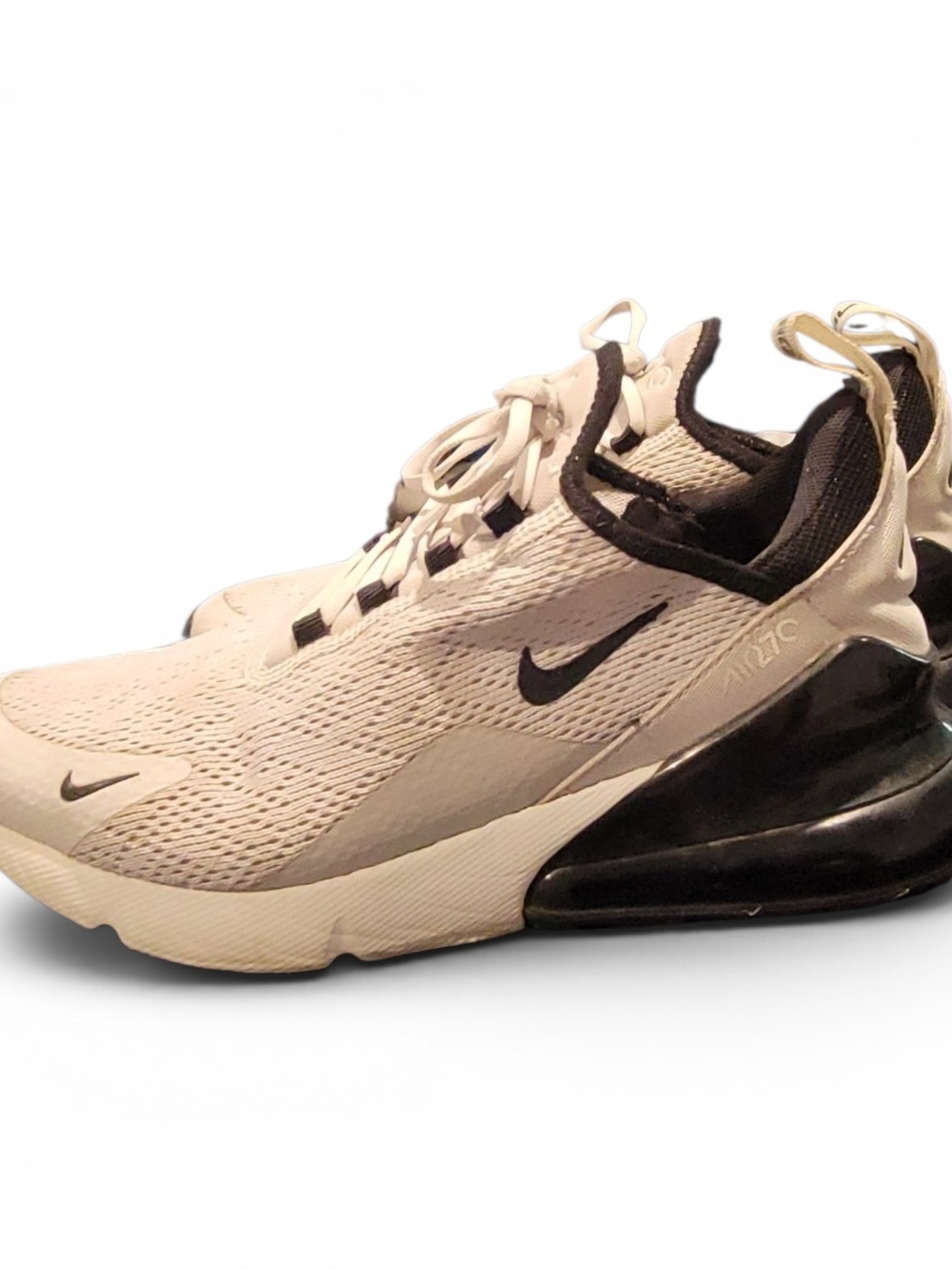 Nike Gray Black Air Max 270 Sneakers 7.5, Gently Worn - Picture 3 of 7